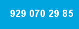 929 070 29 85 929 070 29 85